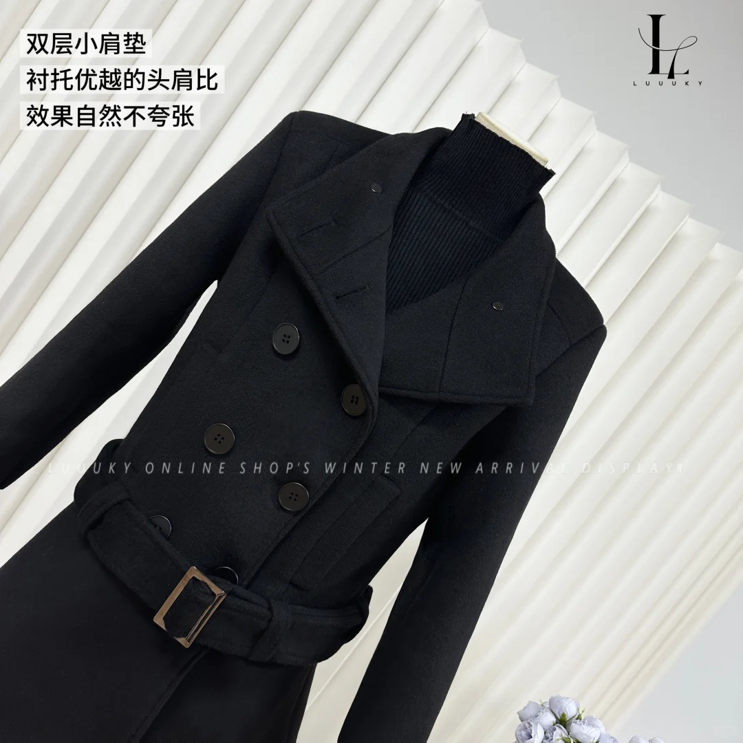 ranran这件黑色大衣 面料已经确定好了✅