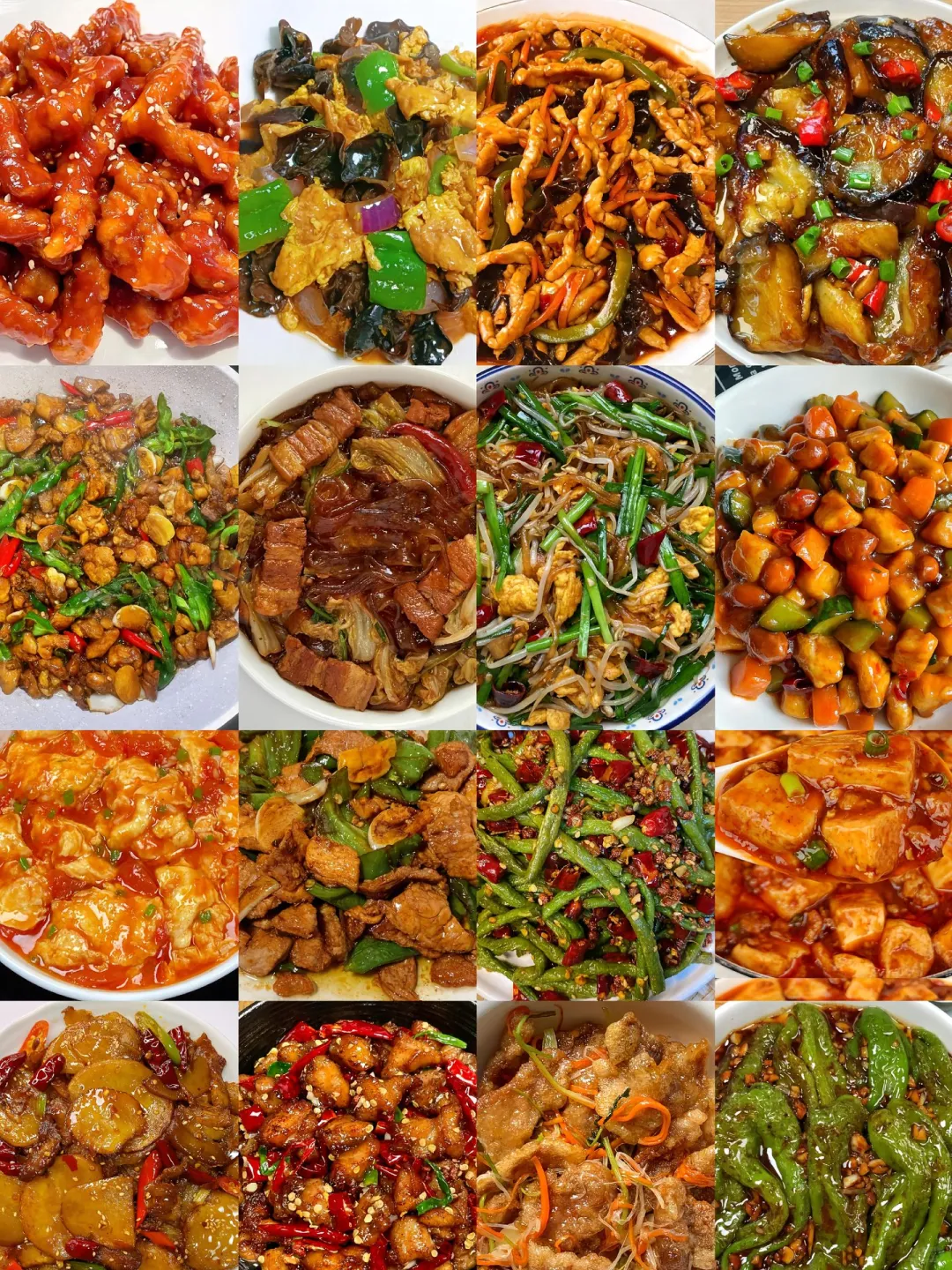 分享十六款家常下饭菜?