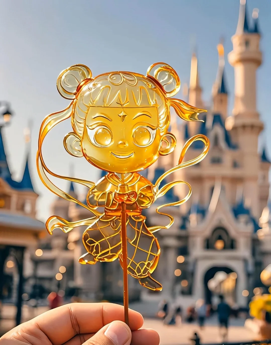 也算是吃上了，哪吒糖画?