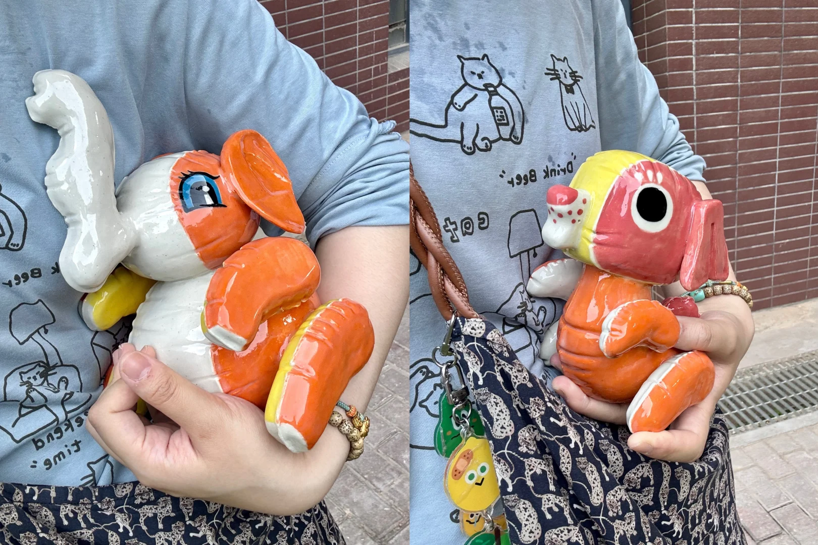 ? 我把80年代的充气玩具用泥巴做出来啦