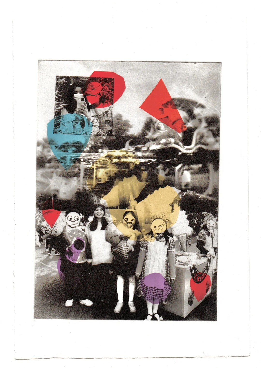 初次实验照相凹版，好玩