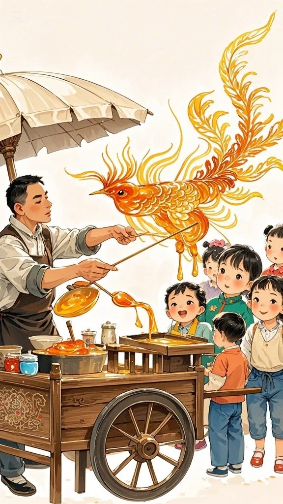 绘画素材——中国风糖画