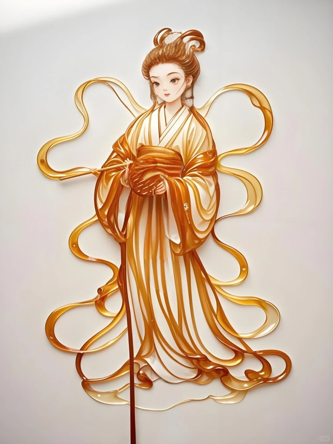 中国非遗 || 糖画中的古装仙子来啦！