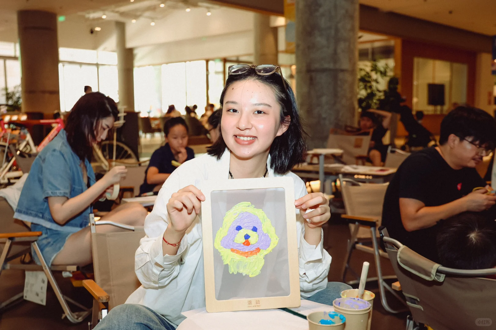 今年夏天我又办了一次丝网印刷workshop