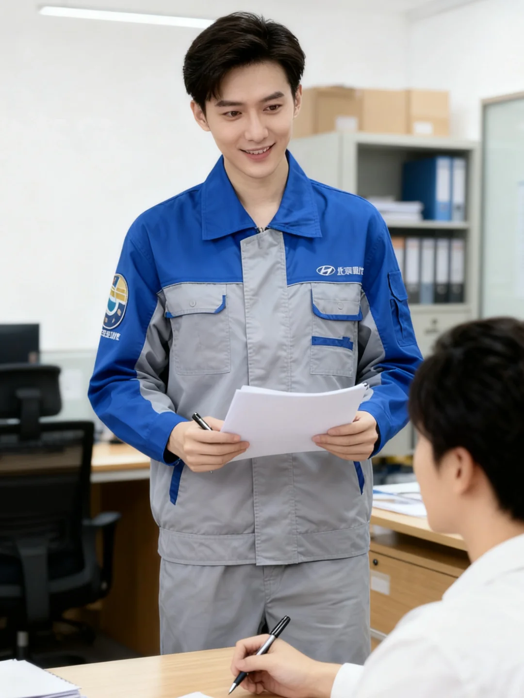 北京现代专属工装：立体剪裁显精神，耐磨面料