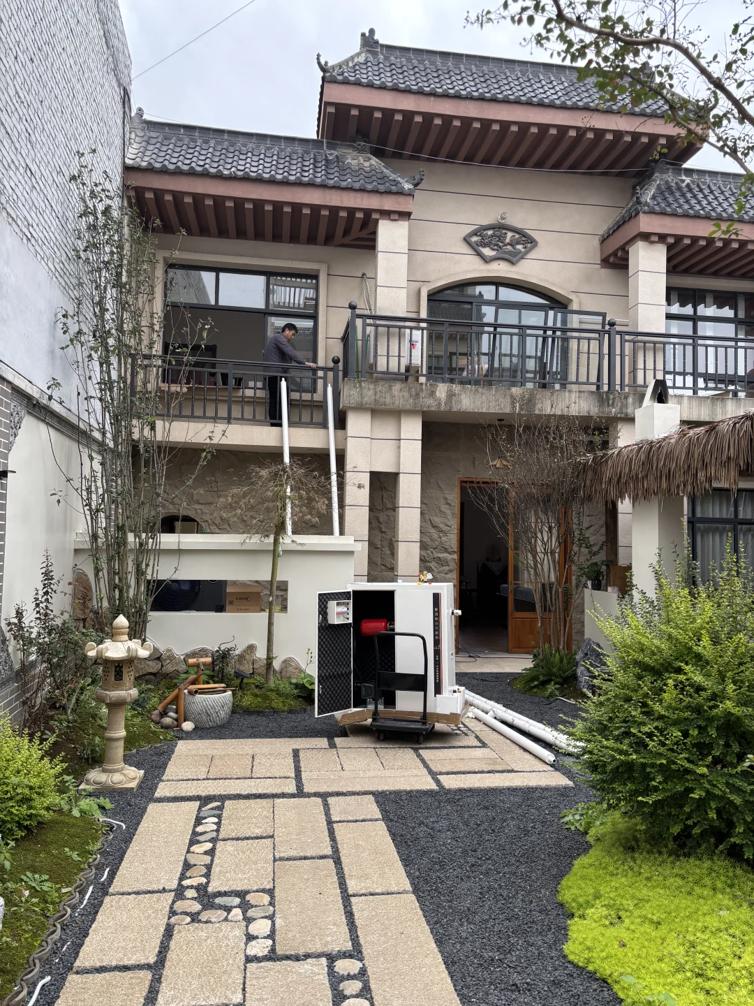 农村自建房也可以供暖了 感谢科技进步!