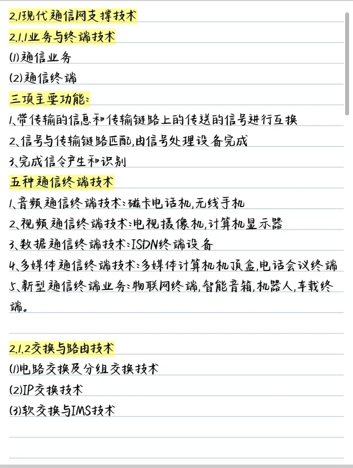 《现代通信技术》第五版