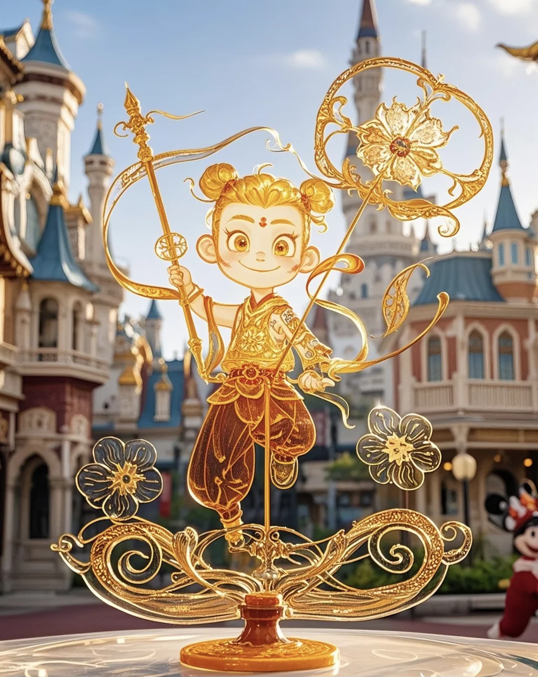 也算是吃上了，哪吒糖画?