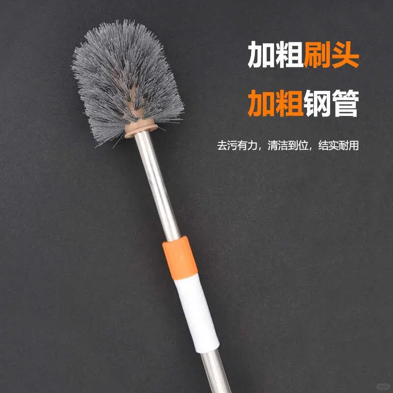 ?伸缩不锈钢马桶刷,蹲坑不再弯腰!