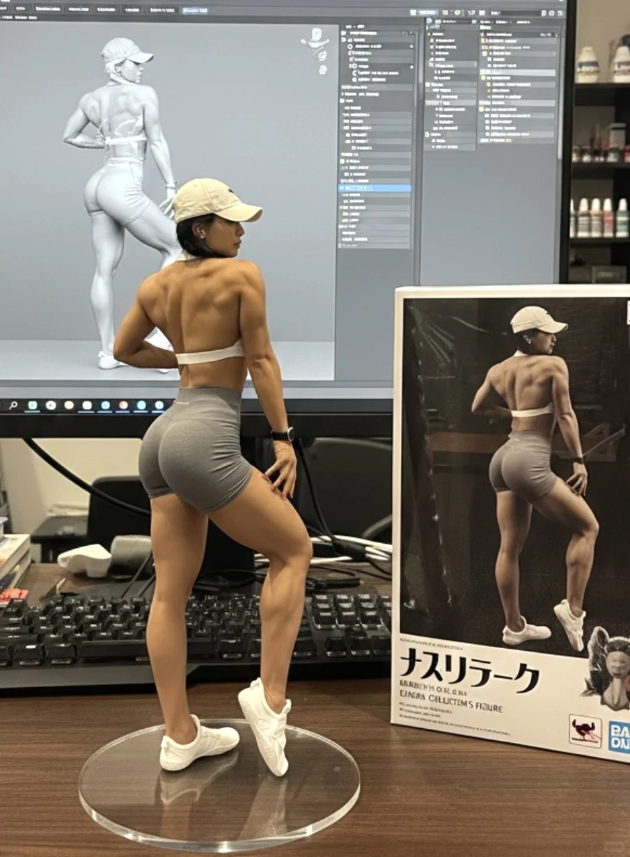 健身女孩自己的手办———3D建模身材?