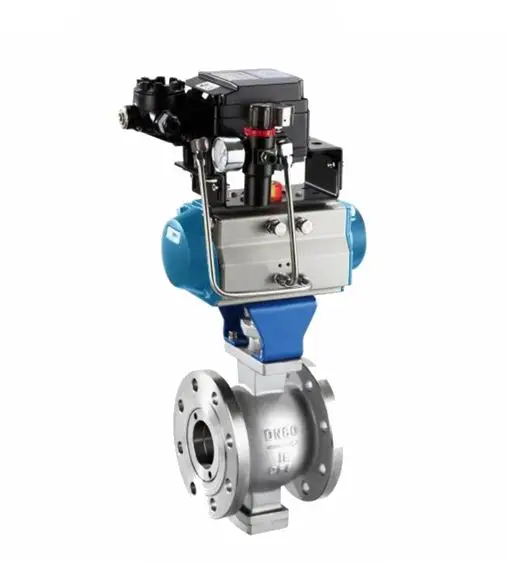 气动法兰球阀-其特点-技术参数