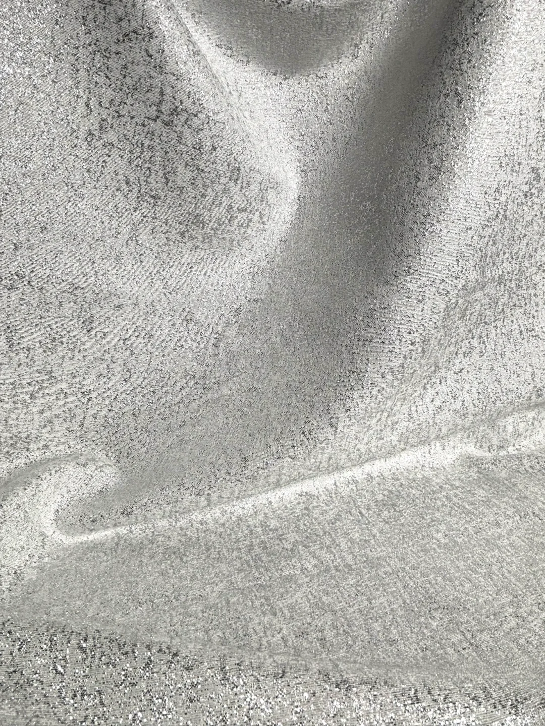 会发光的雪，真的太美了！！银丝乱纹提花