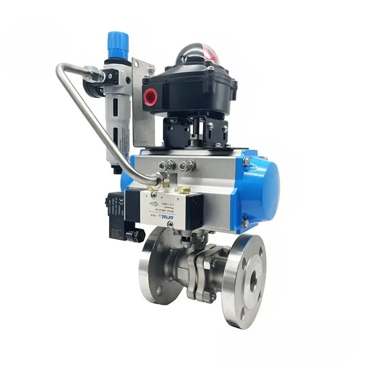 气动法兰球阀-其特点-技术参数