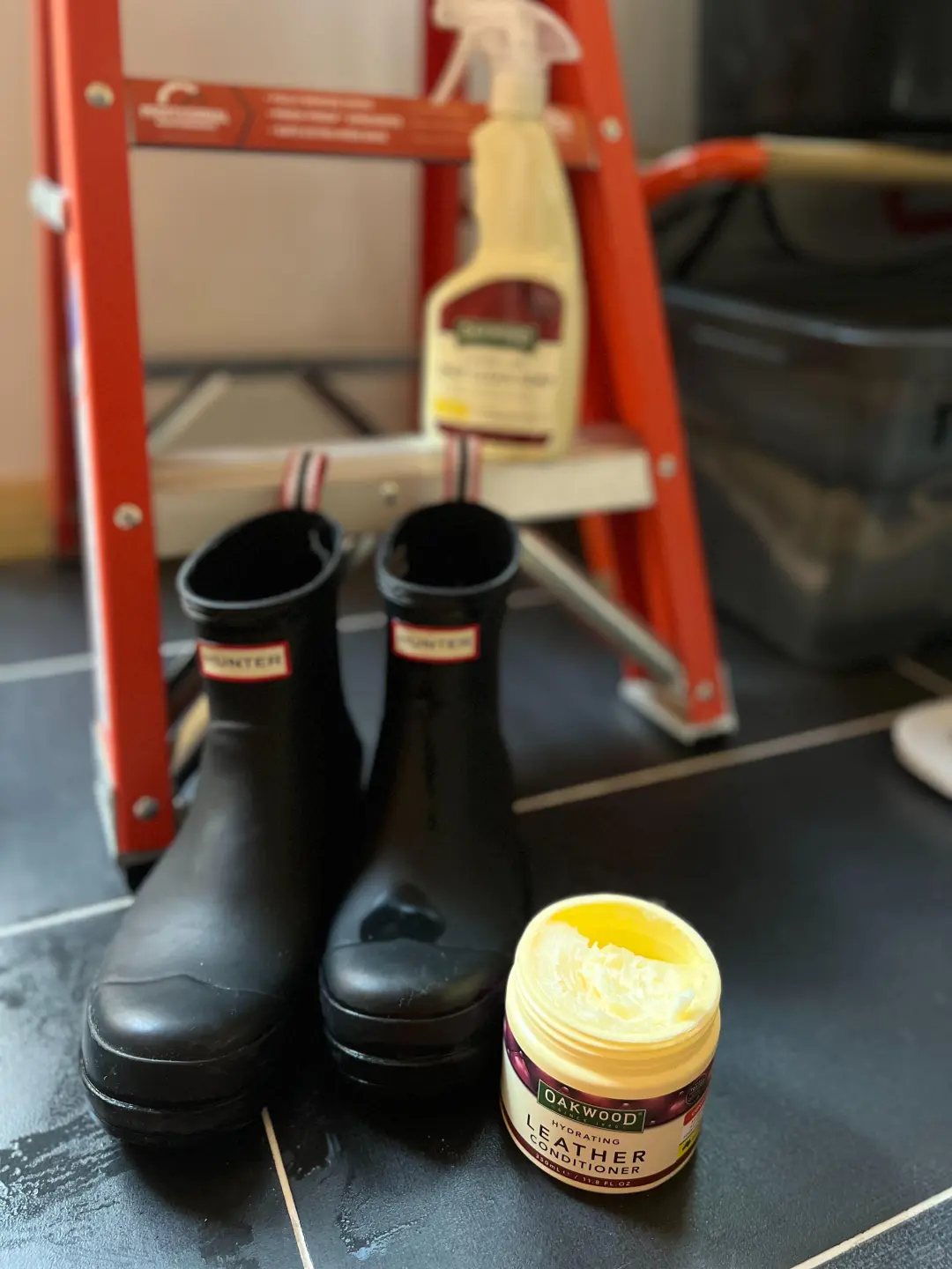 换季皮靴发霉别慌！有救的⚠️