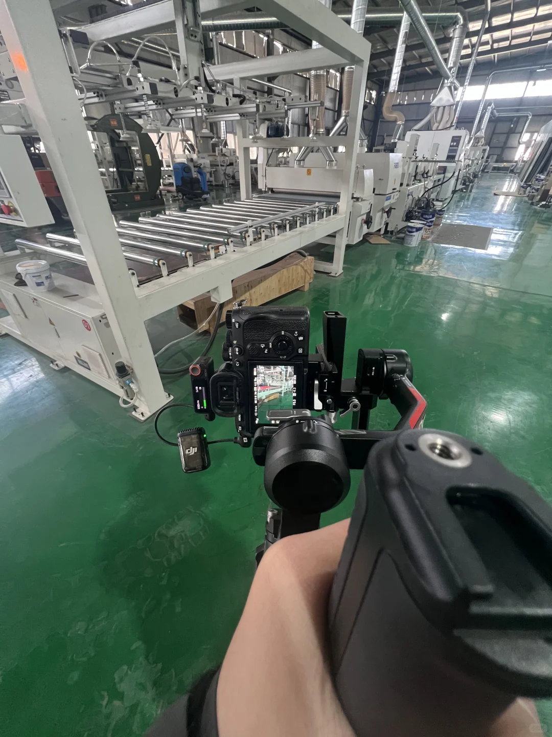 今天拍山西最先进的板材加工生产线