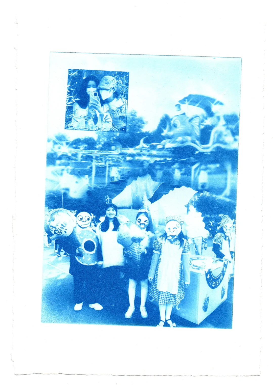 初次实验照相凹版，好玩