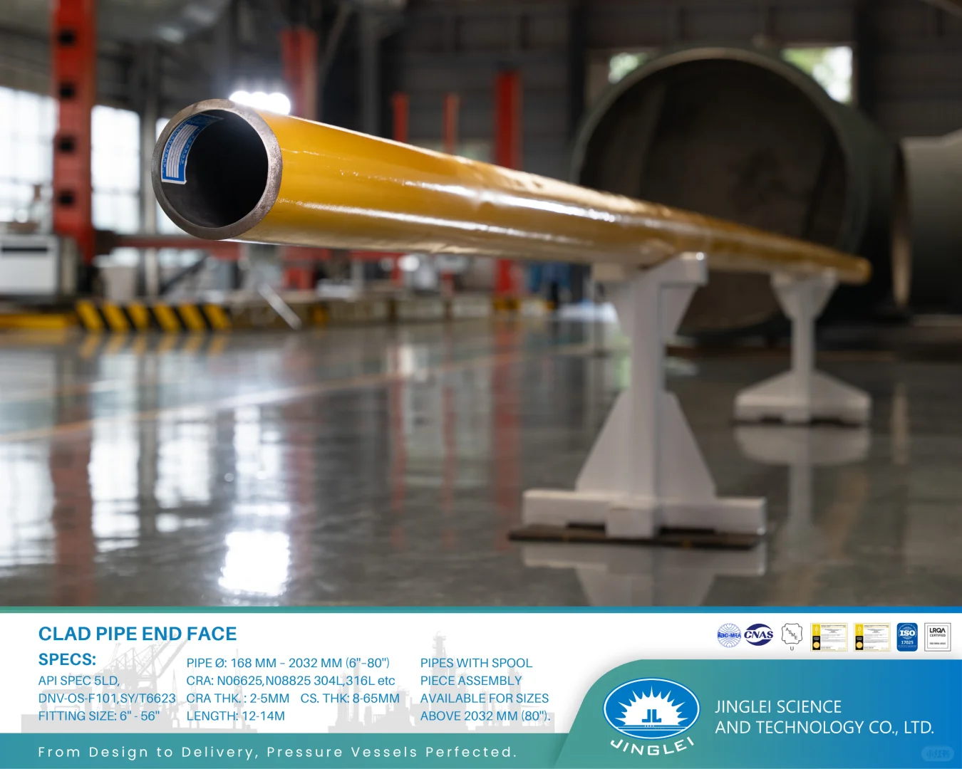 Clad Pipe End Face Showcase