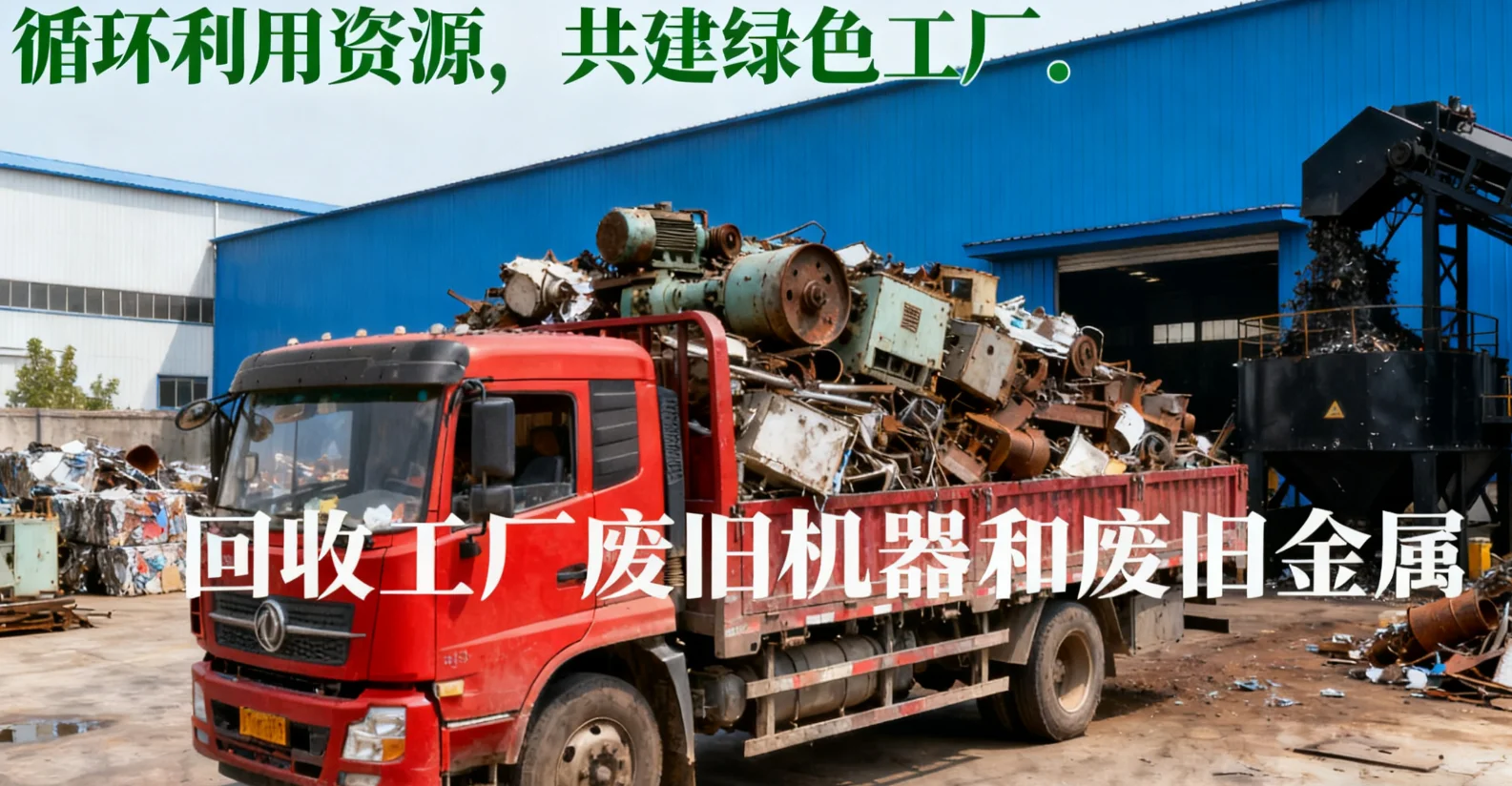 整厂拆除，工厂设备打包回收！