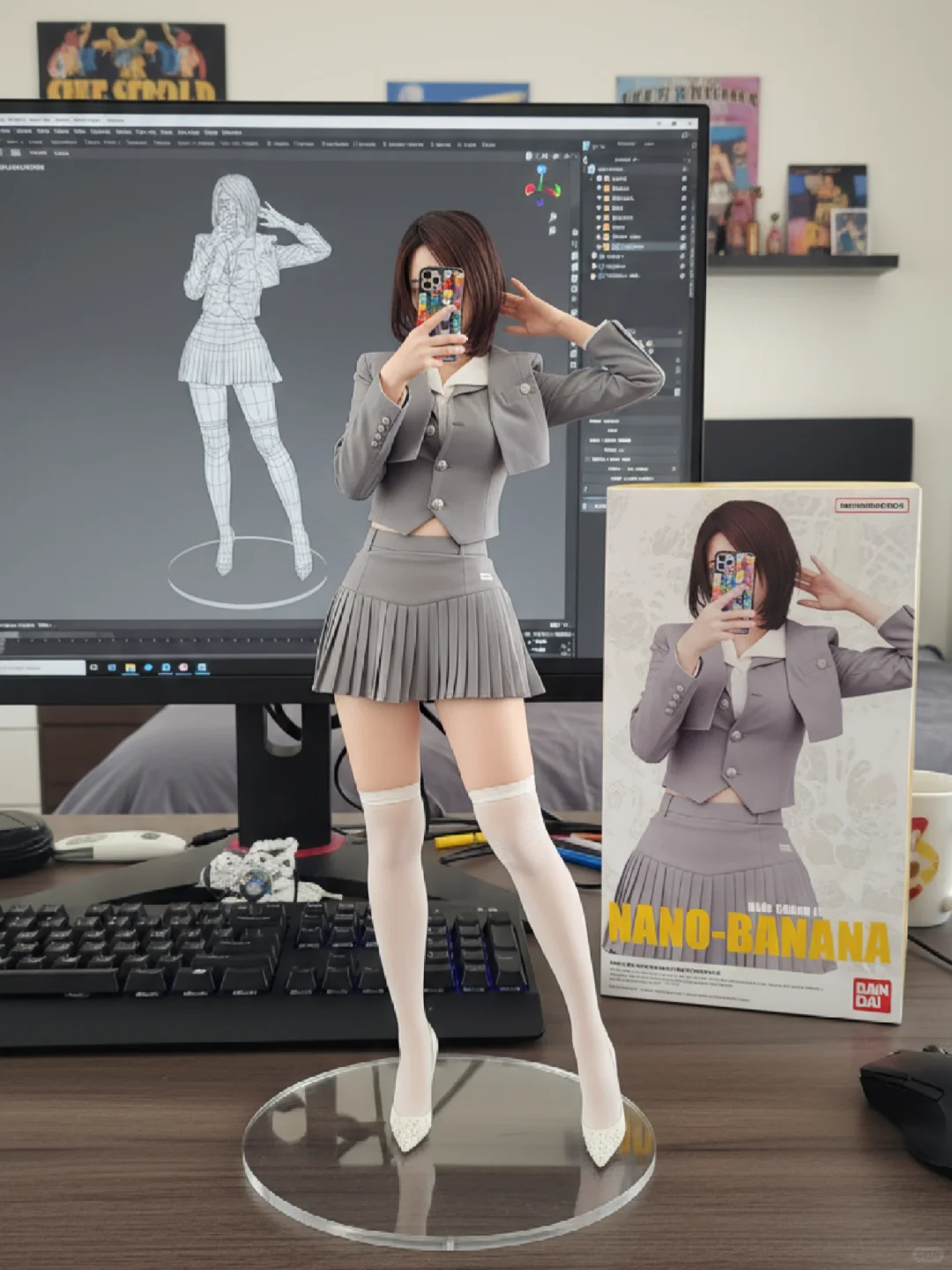 一晚上我做了40个手办(包含教程)