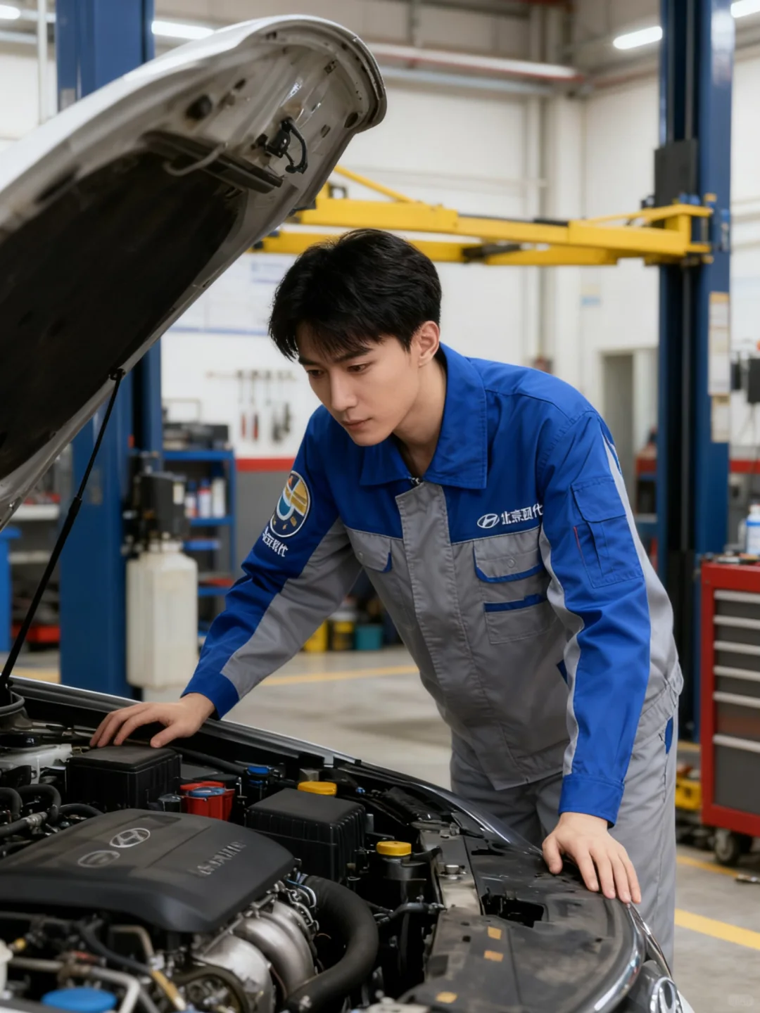 北京现代专属工装：立体剪裁显精神，耐磨面料