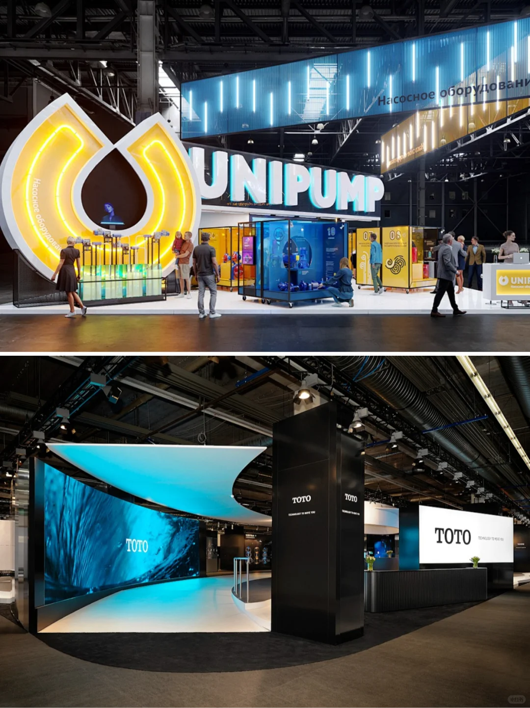 一些好看实用的?展台设计?码看