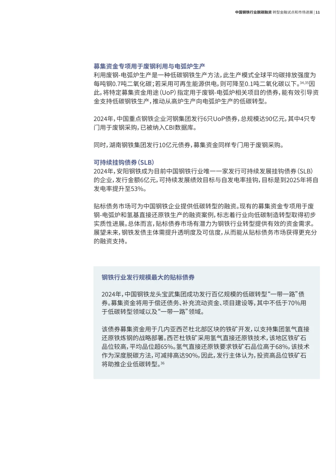 2025年中国钢铁行业脱碳融资：转型金融试点