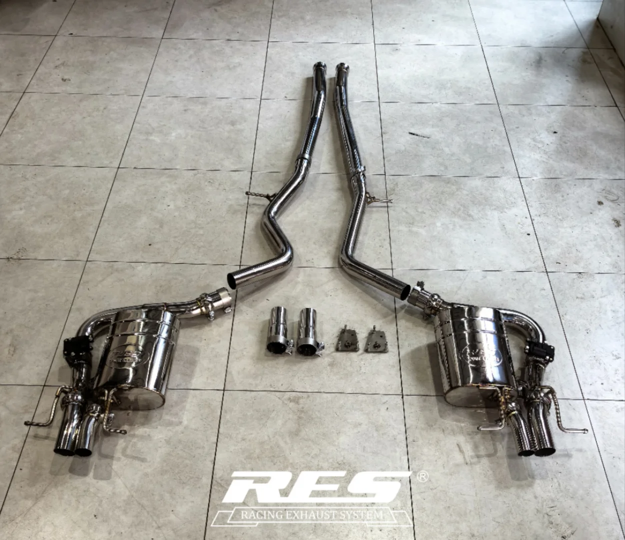 奔驰S450L W223 & RES智能阀门排气！