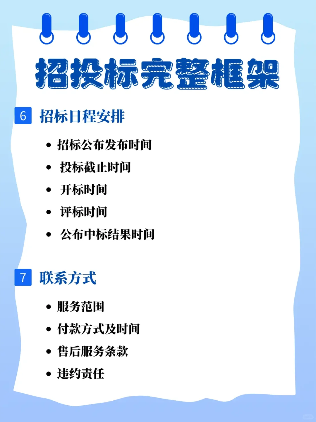 全网最全！招标书的完整框架和招标全流程