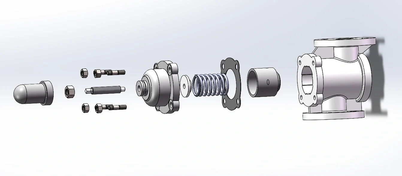 solidworks绘制—溢流阀