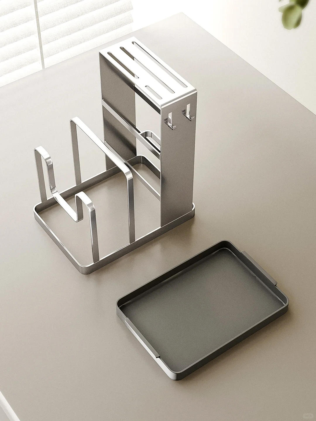 请大家看一下我的极简刀架收纳?