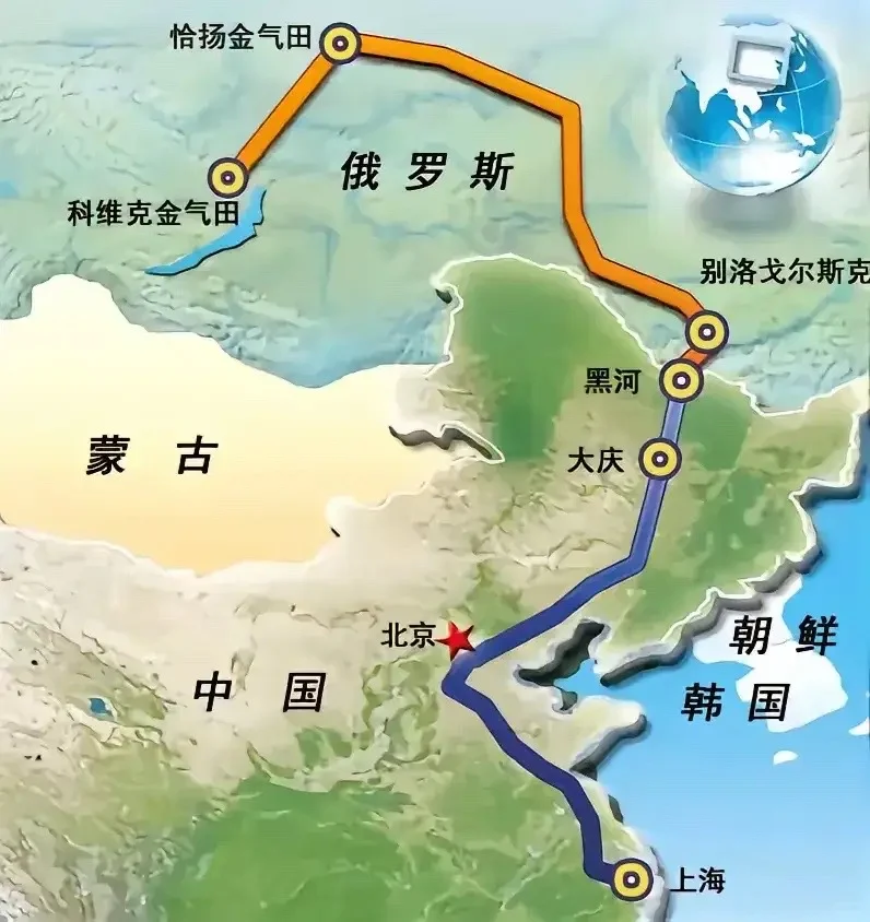 中俄能源管道全线完工 却绕过了蒙古国?