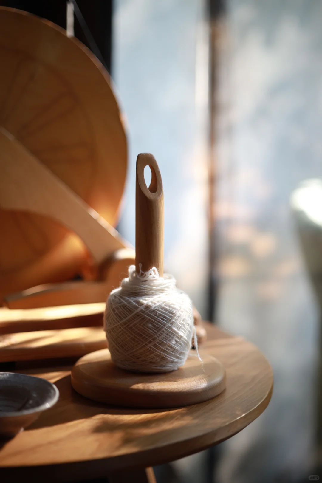 今日纺国产绵羊毛～