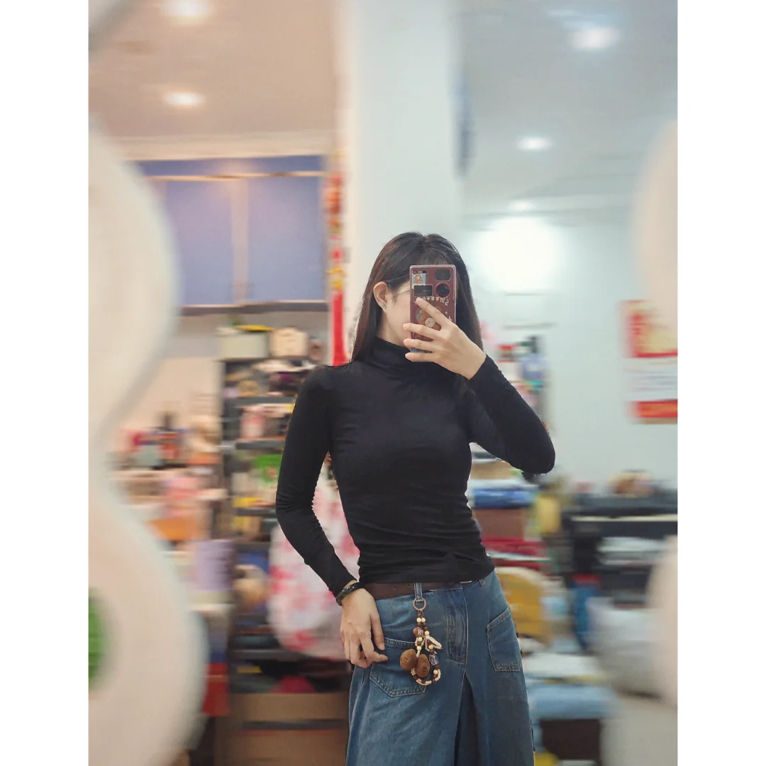 20米拿下欧洲原单sinsay家高级感绝美小高领