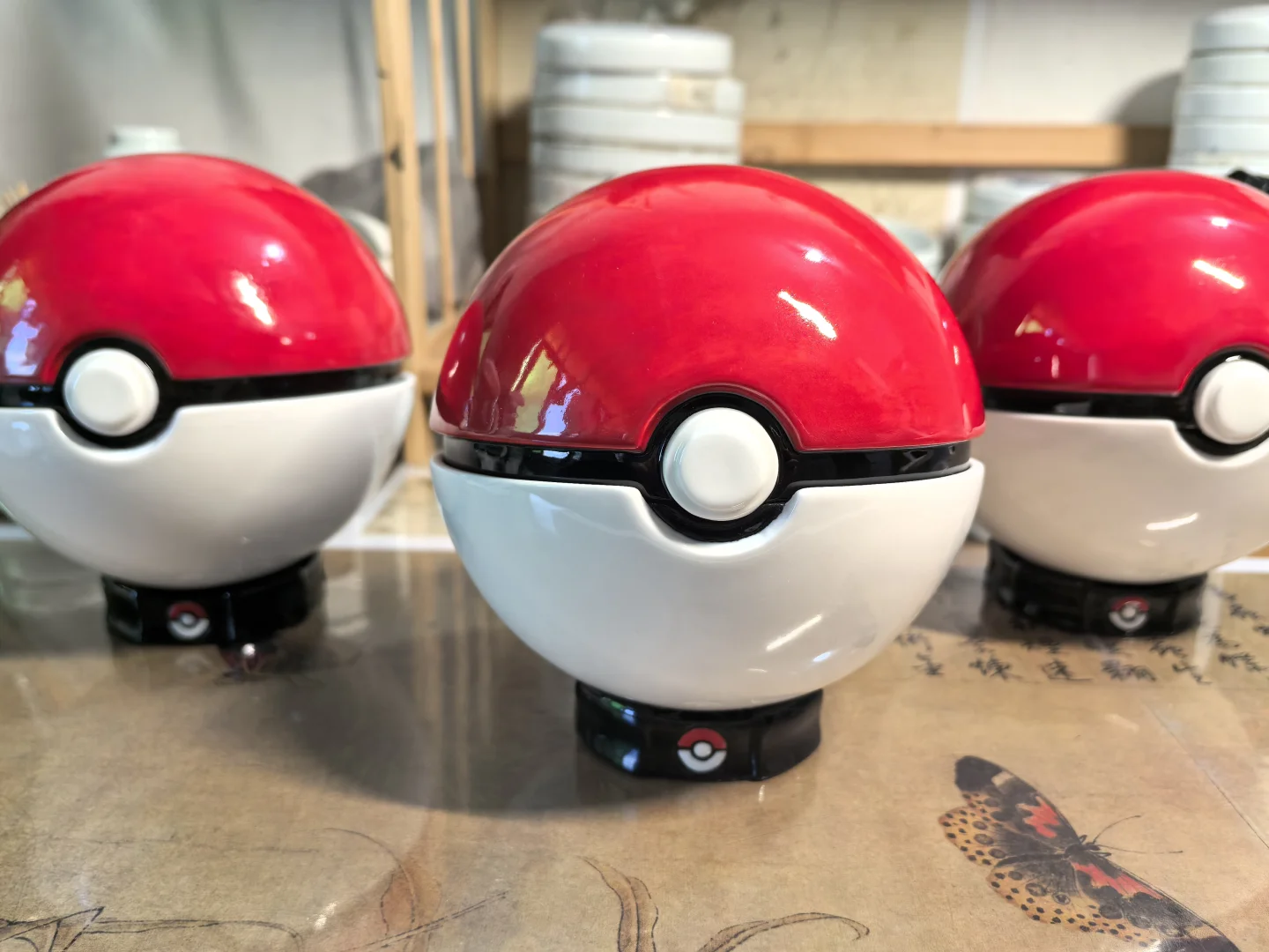 陶瓷精灵球入窑后续