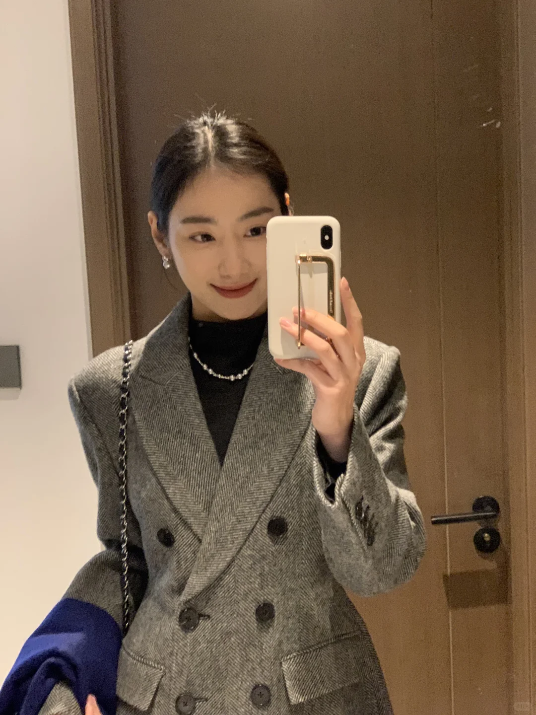 时髦小姨风丨正肩收腰大衣就是高智感的神！