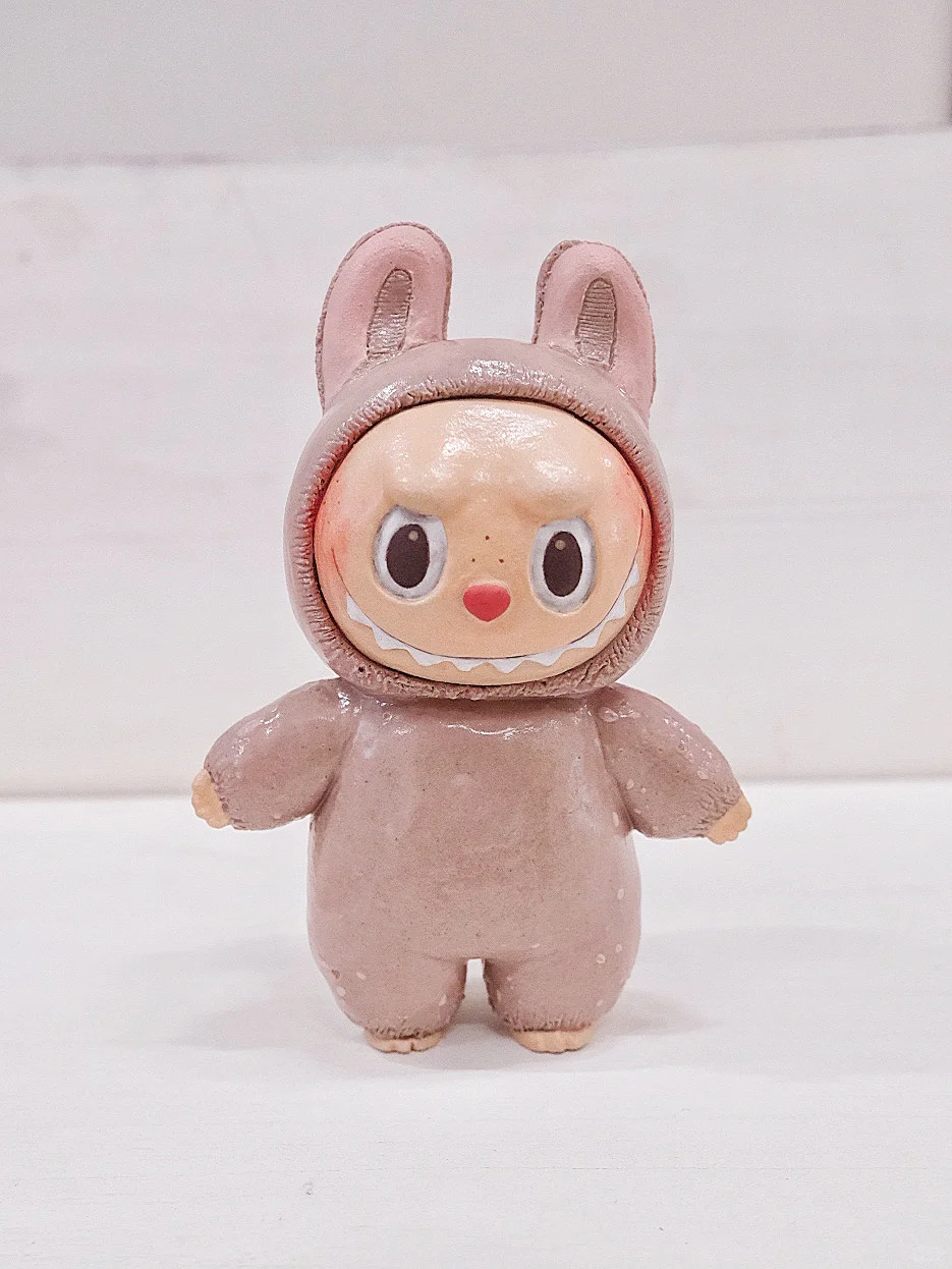 宝子的陶瓷拉布布烧出来了?