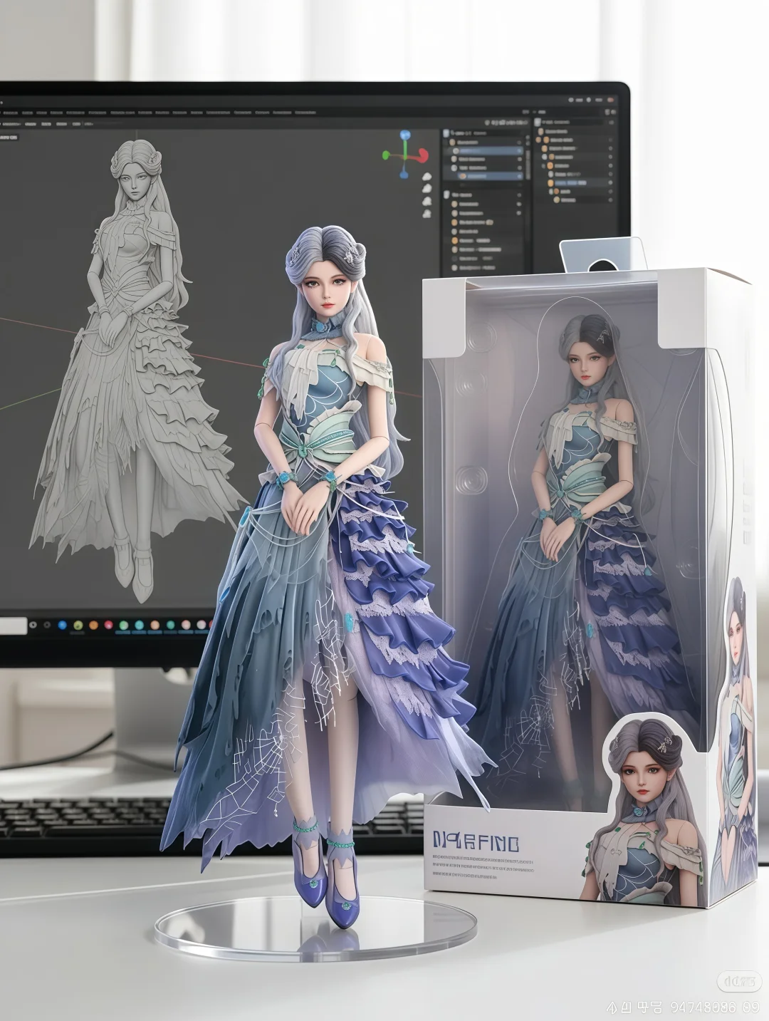 白光莹全形态手办来啦！这也太美了吧！