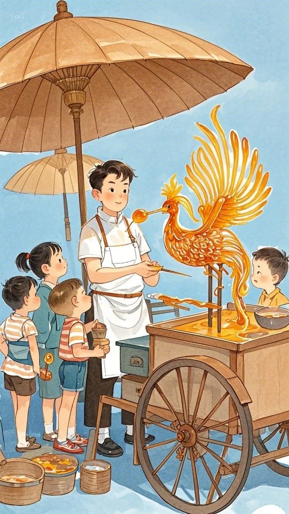 绘画素材——中国风糖画