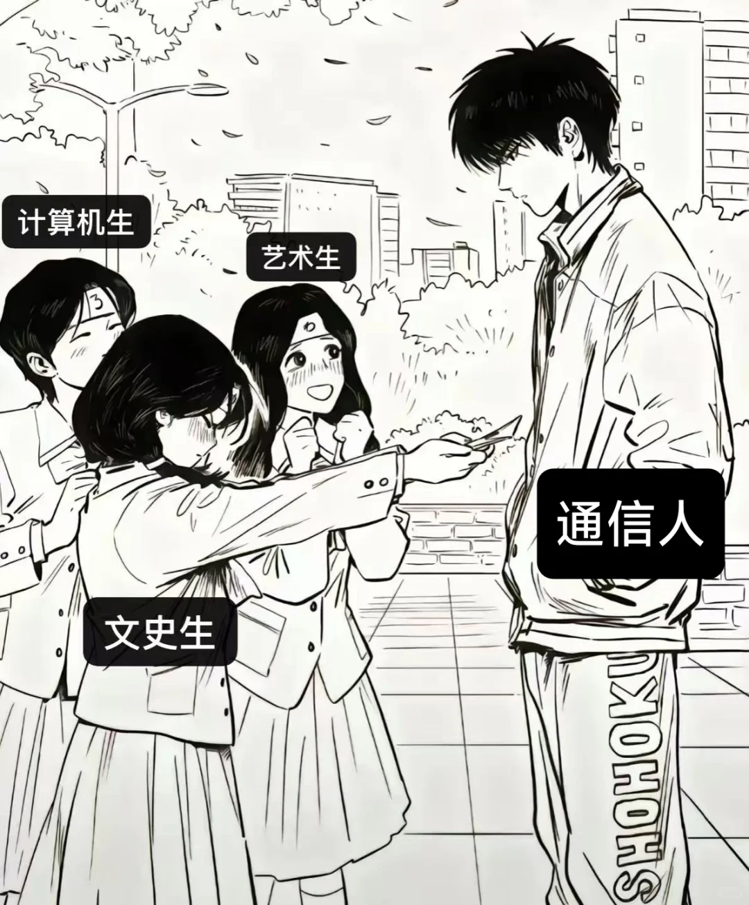 我们通信人是这样的