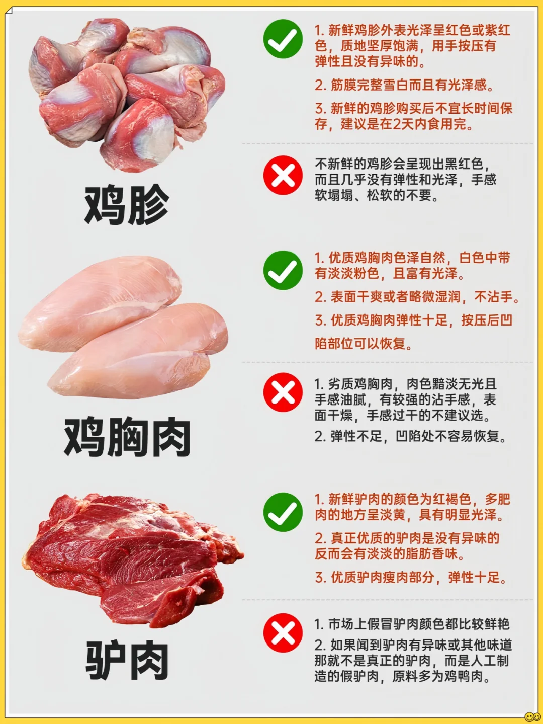 常见肉类挑选技巧?一文讲清楚‼️