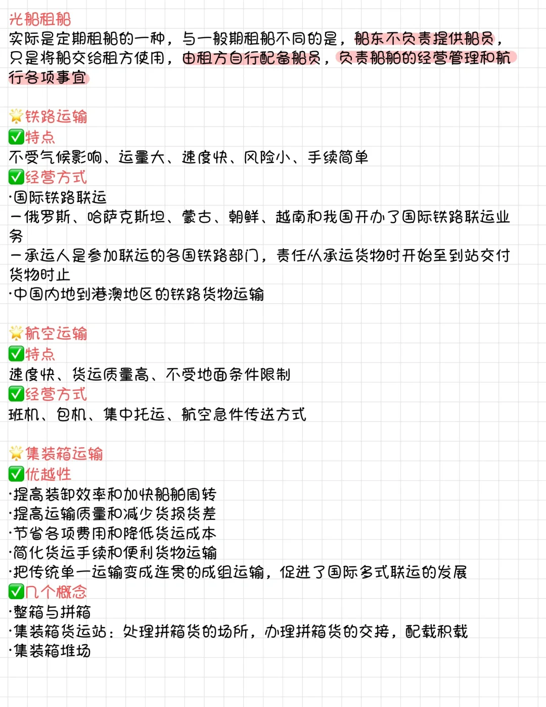 国际贸易实务（黎孝先著）｜国际货物运输