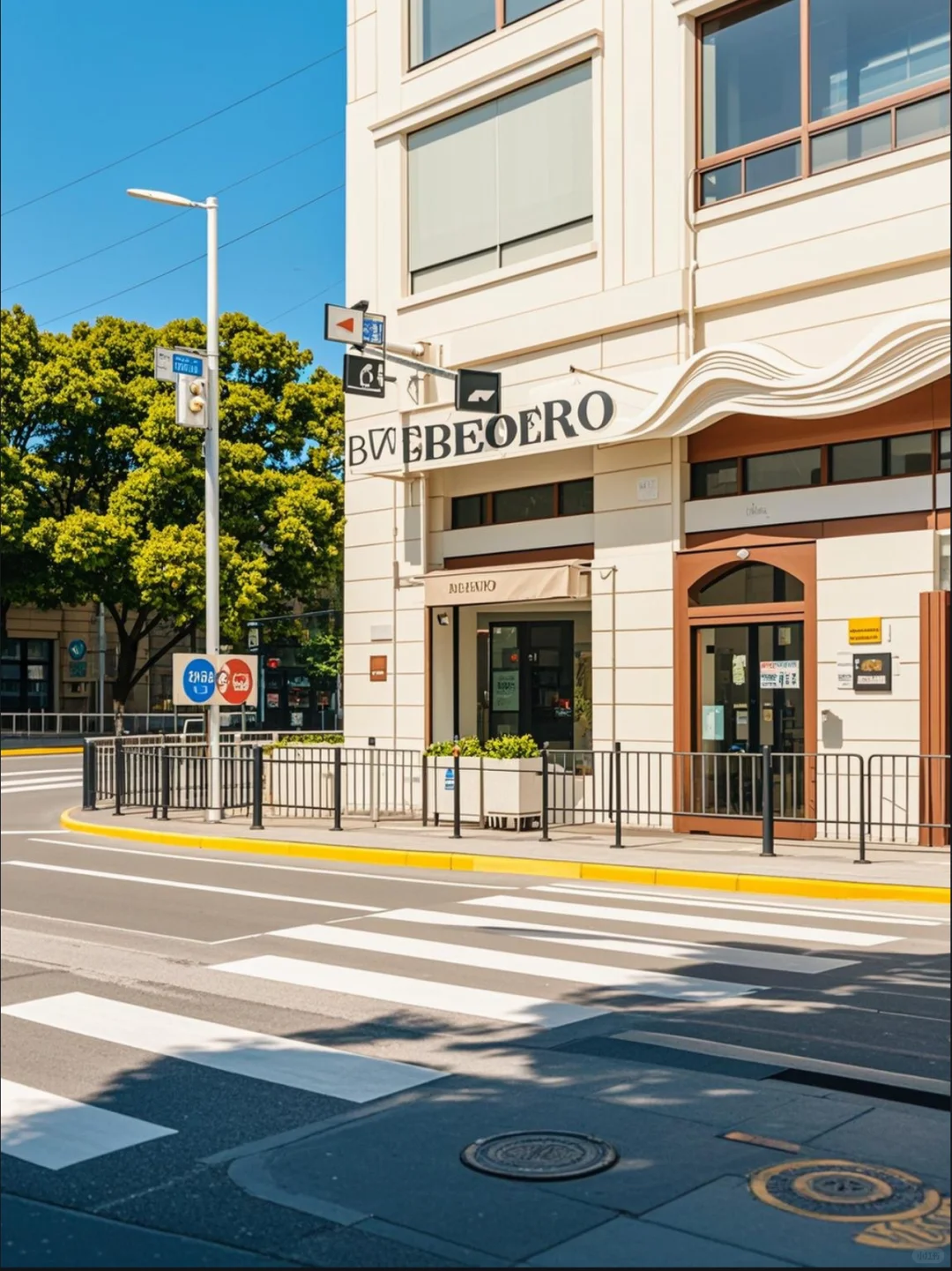 街道街拍图文背景图