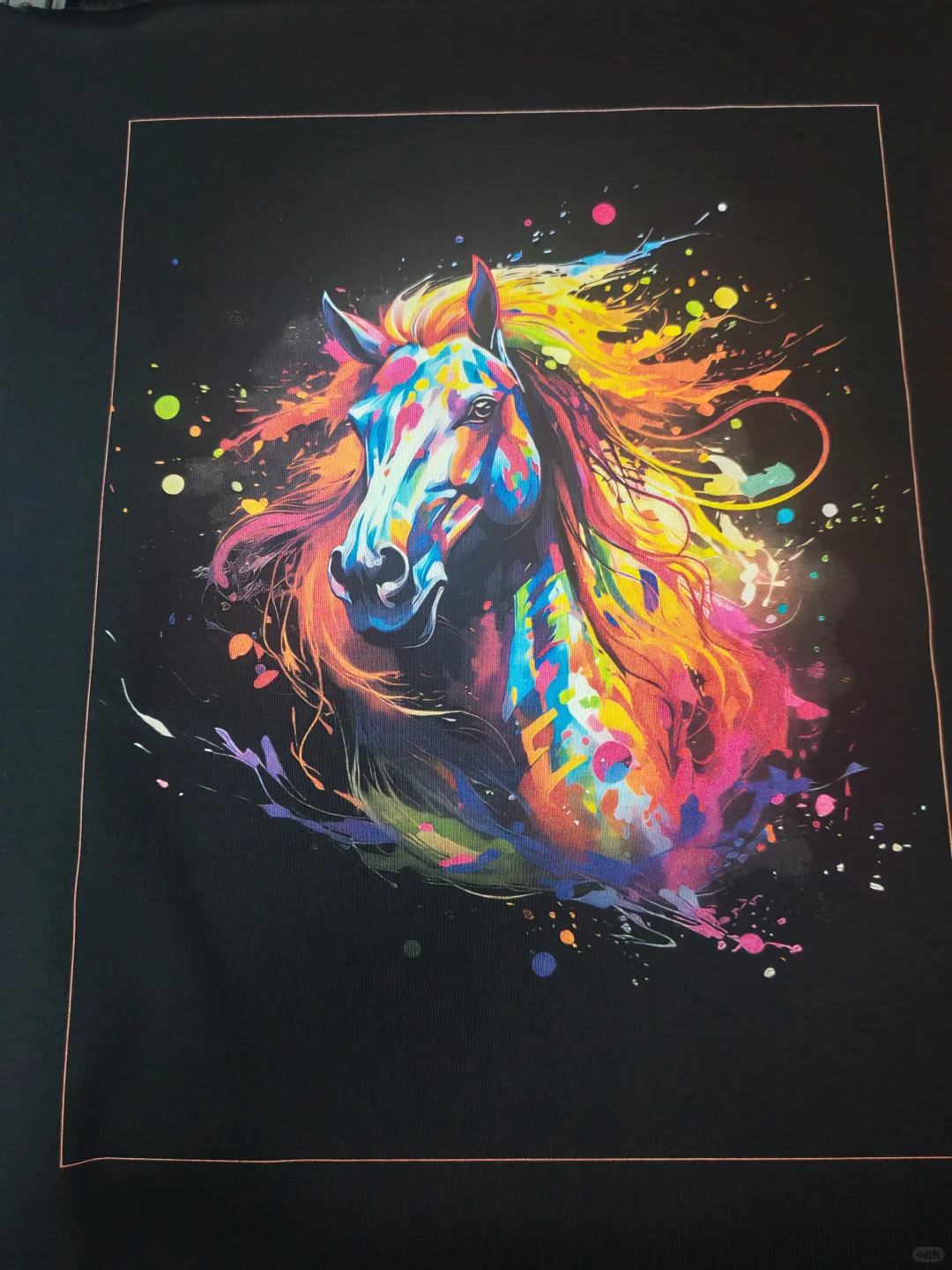 兄弟头涂料直喷打印效果