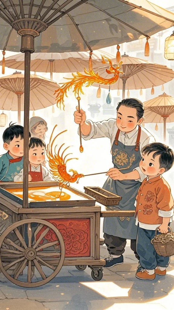 绘画素材——中国风糖画