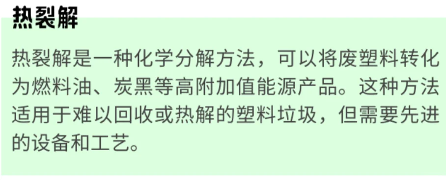 塑料处理的方法