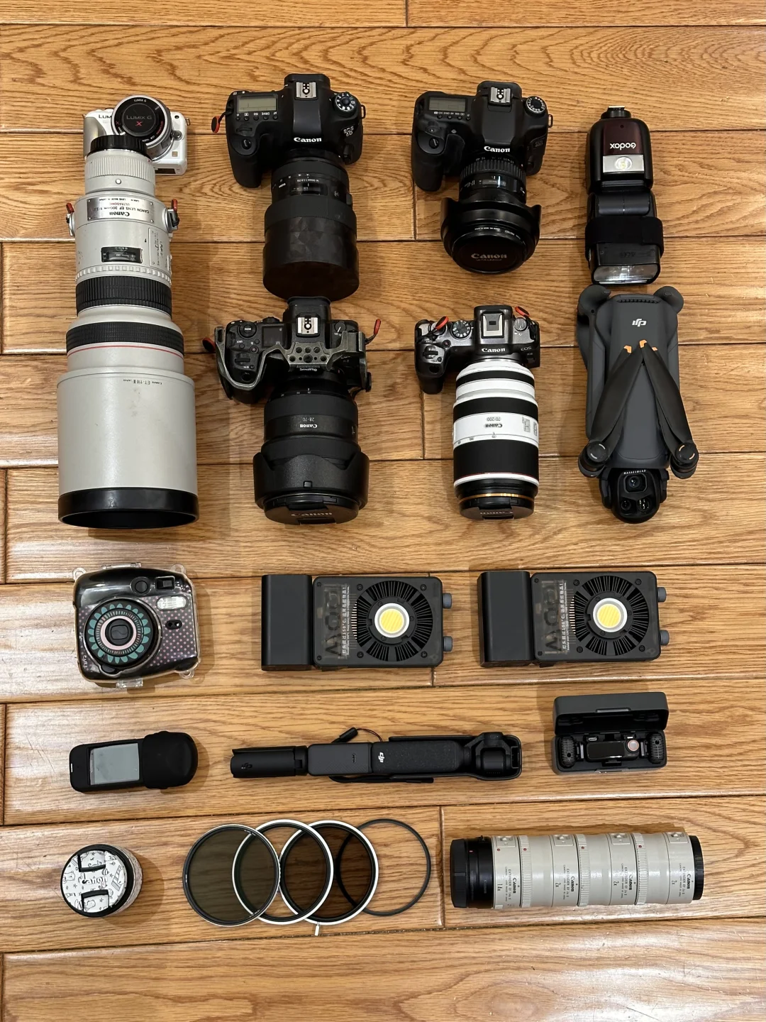 看看我的主摄影器材，这算封顶了吧！？
