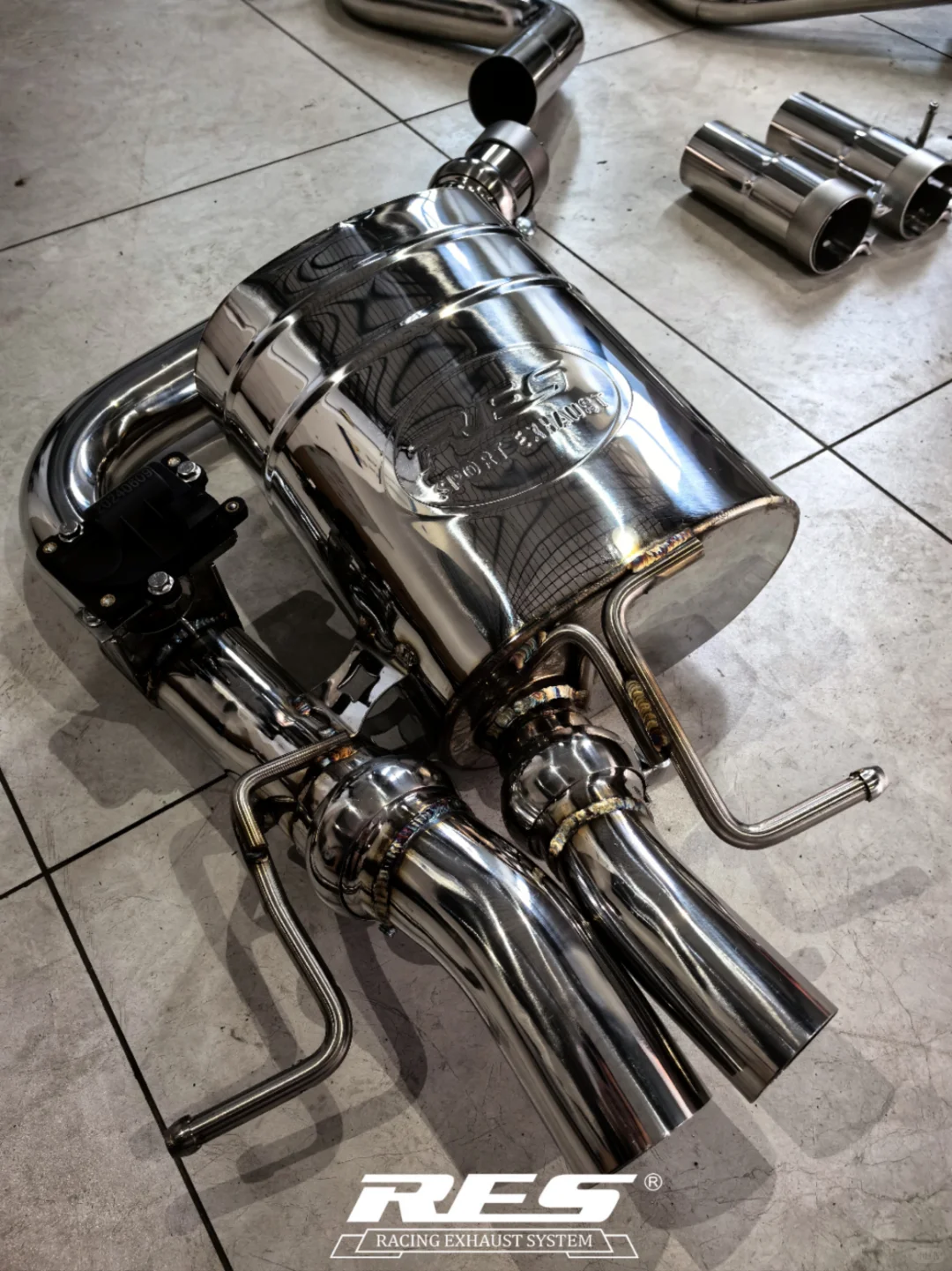 奔驰S450L W223 & RES智能阀门排气！