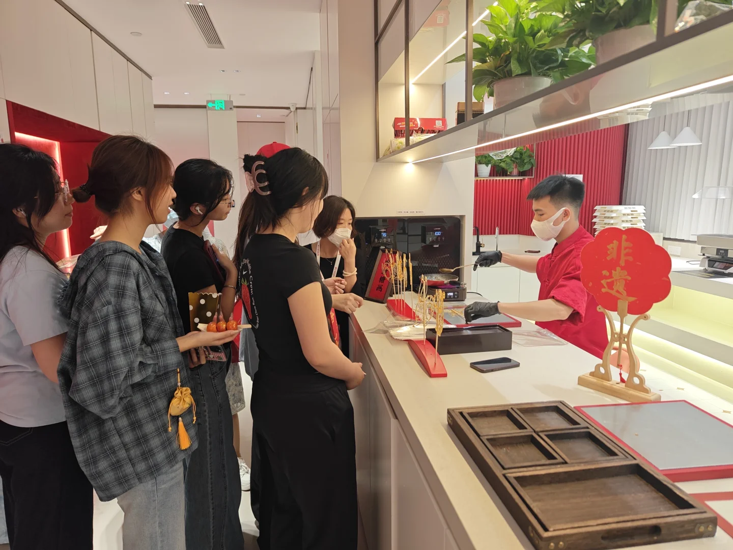 我在丸美MARUBI做糖画 | 广州品牌糖画老师