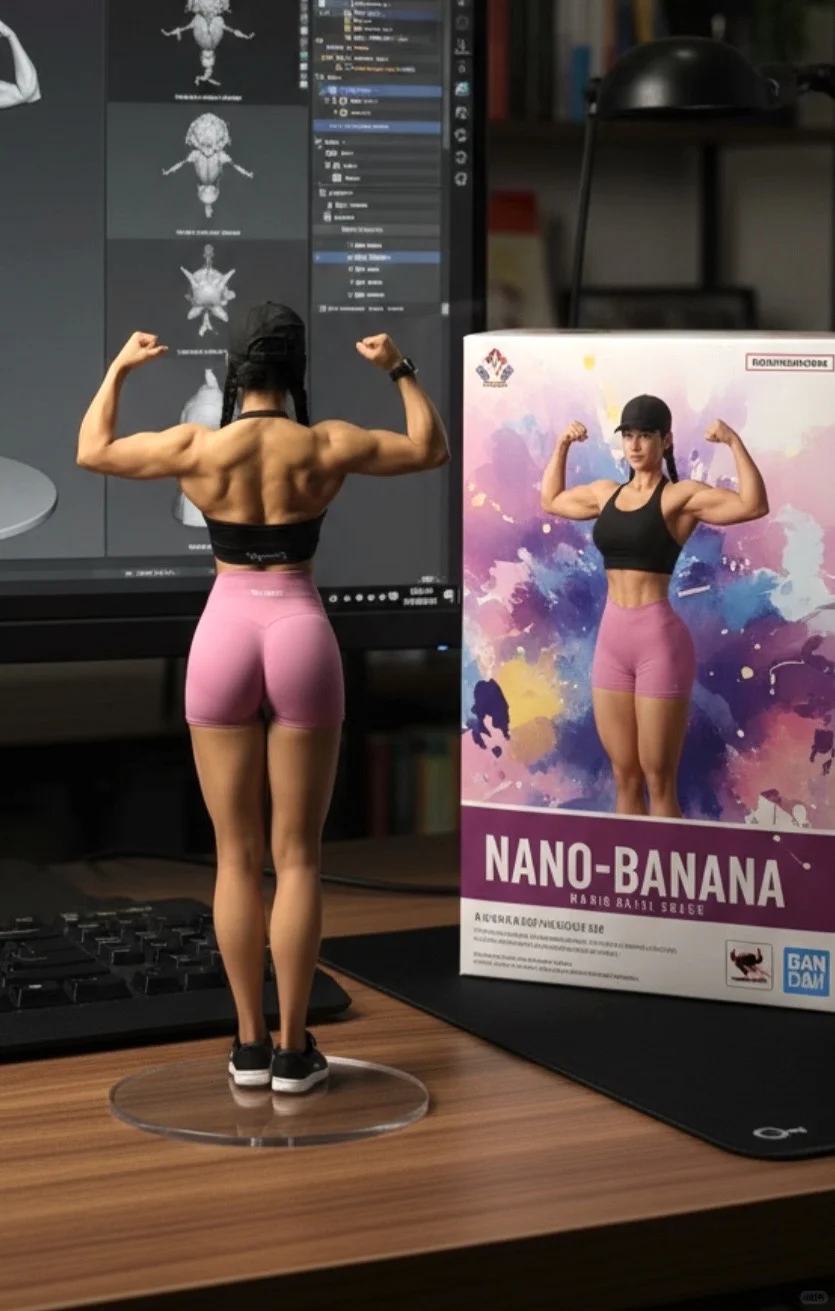 健身女孩自己的手办———3D建模身材?