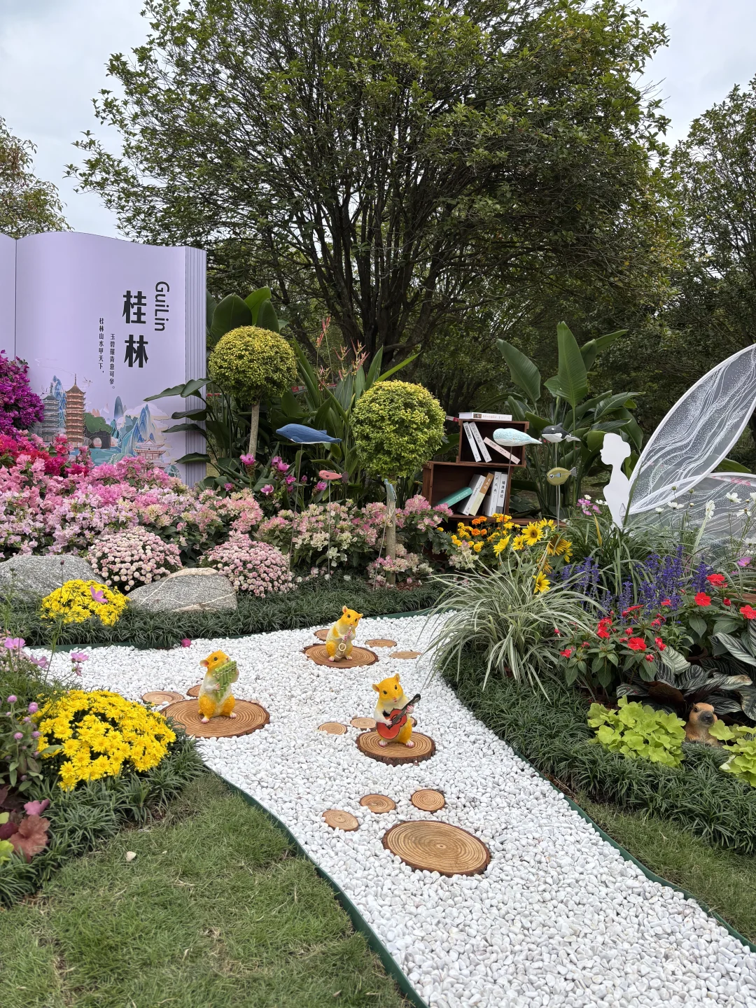 周末不知道去哪？来桂林花展当一天花仙子吧